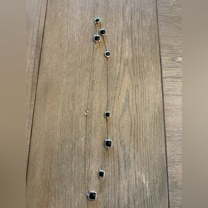 Elegant Black Stone Necklace